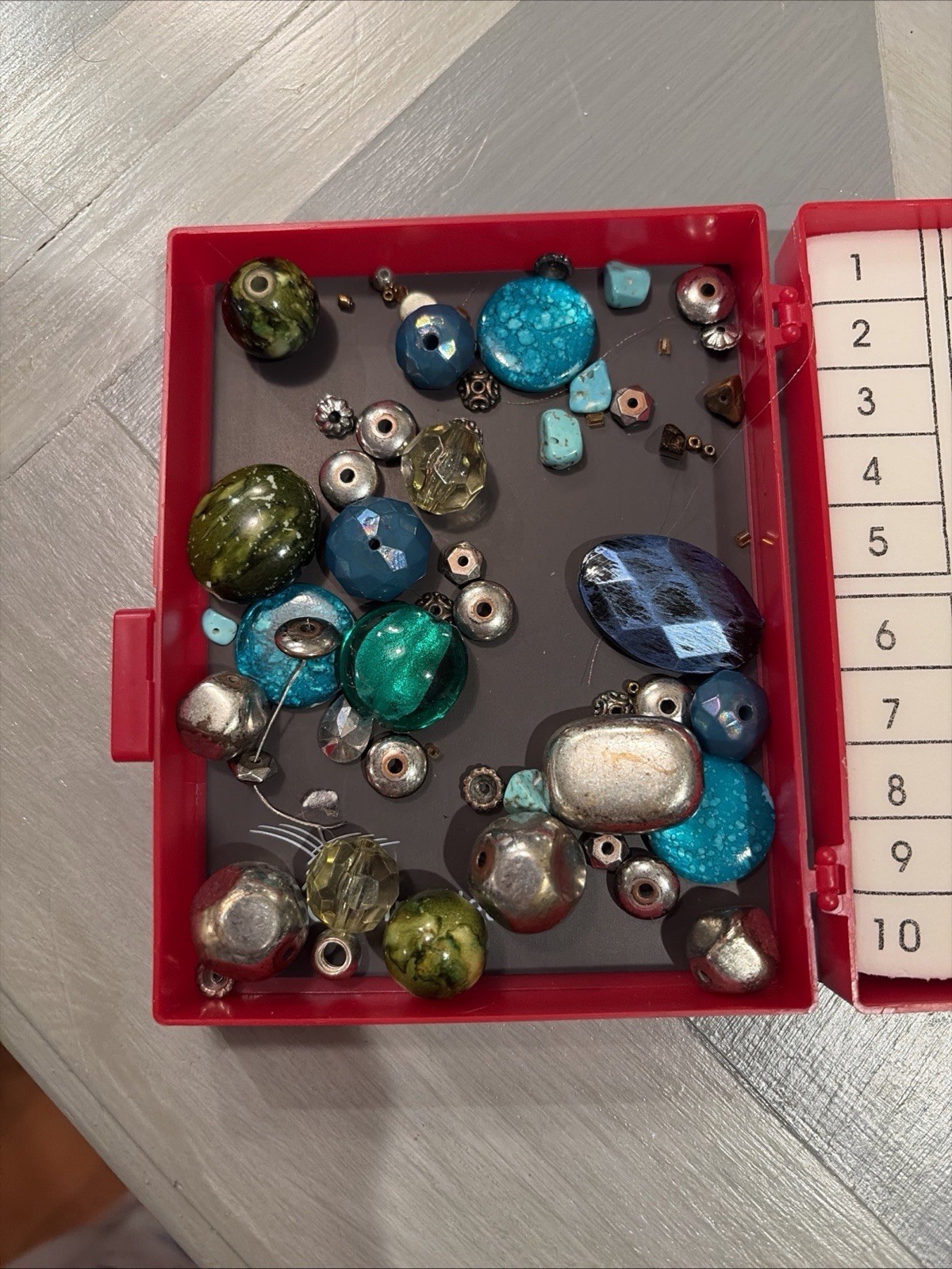 Mixed Jewelry Making Beads & Findings Lot, 1 LBS, see all photos