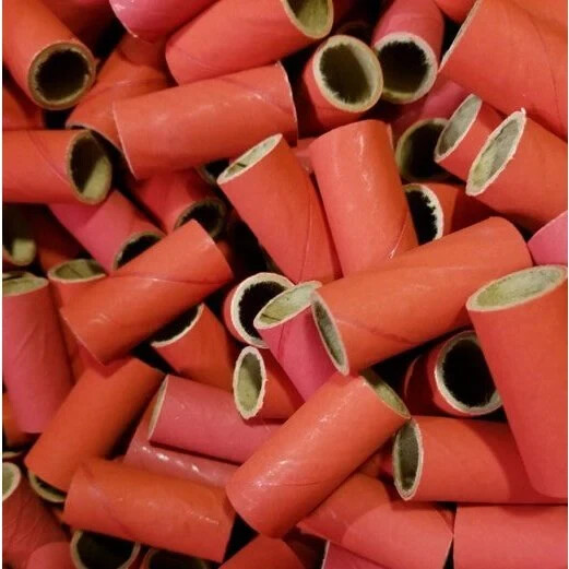 50 Fireworks Kraft PYRO Cardboard TUBES 9/16″ x 1-1/2″ x 0.05″ wall w/ end caps