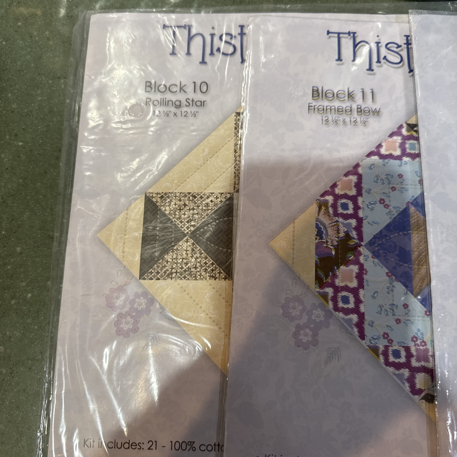 (10) Jo-Ann Quiltblock of the Month 2014 Thistleberry 1 2 3 5 7 8 9 10 11 12