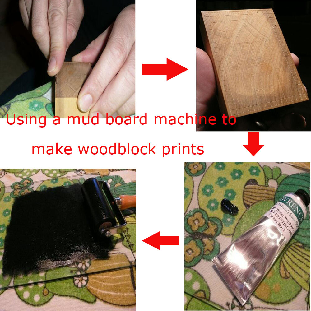 Intbuying 27.5*17.7 inch Slab Roller for Clay&Heavy Duty Tabletop Adjustable