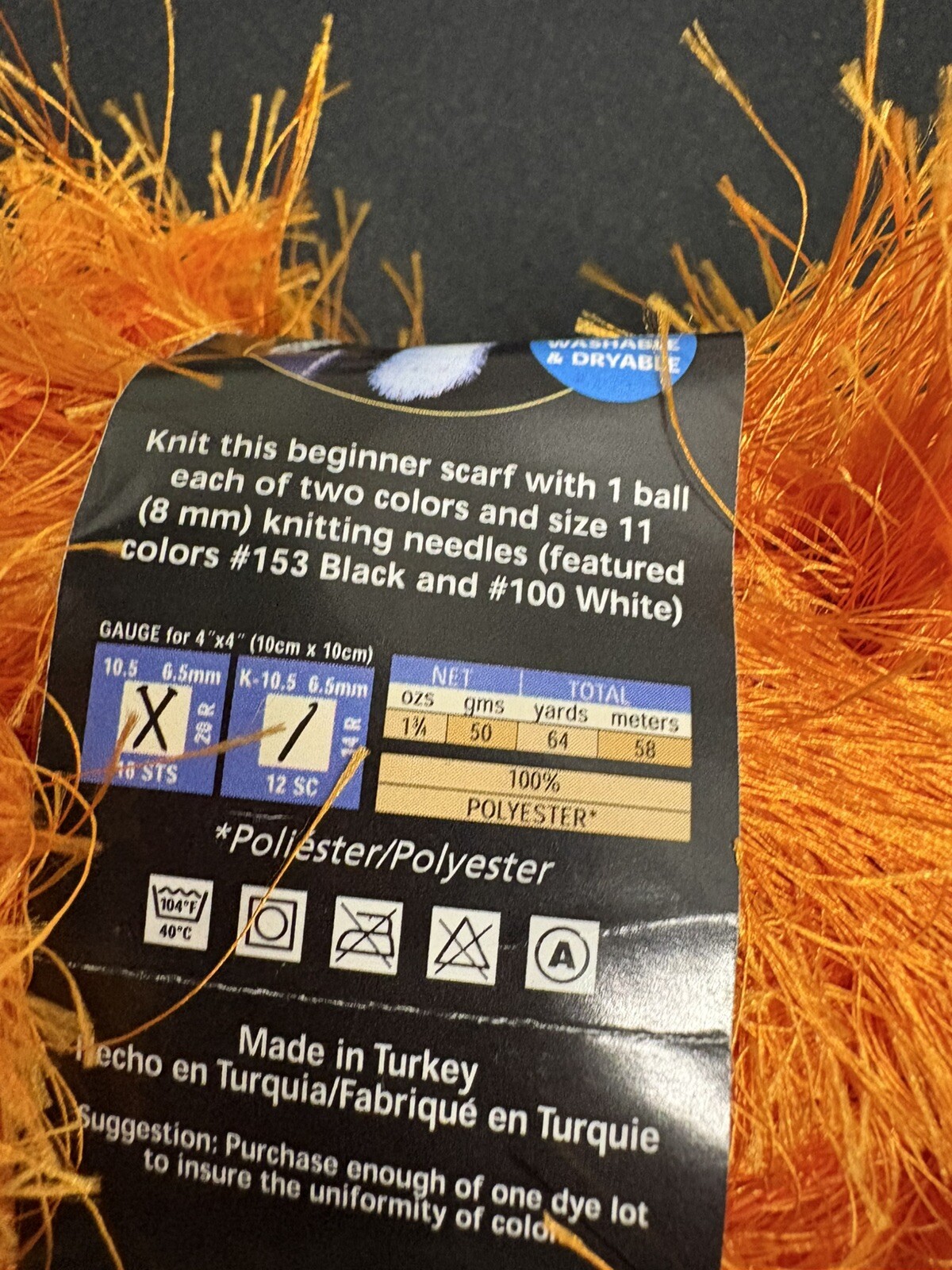 Lion Brand Yarn Fun Fur Lot of 8 Skeins varies colors