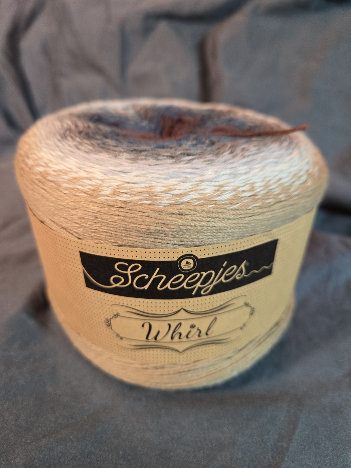 Scheepjes Yarns Whirl #766 Cotton/Acrylic Blend Mid Morning Mocharoo