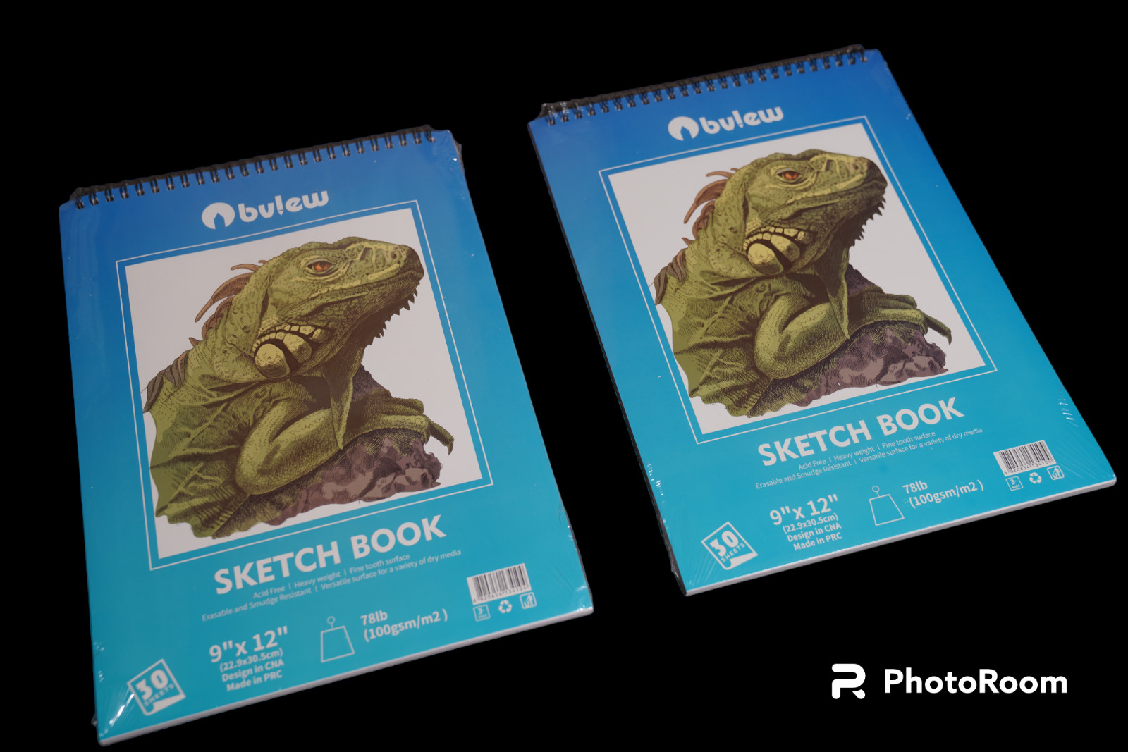 2 Sketch Book Paper Pad Drawing Notebook 9″x12″ Sketchbook Art Supply 60 Sheets