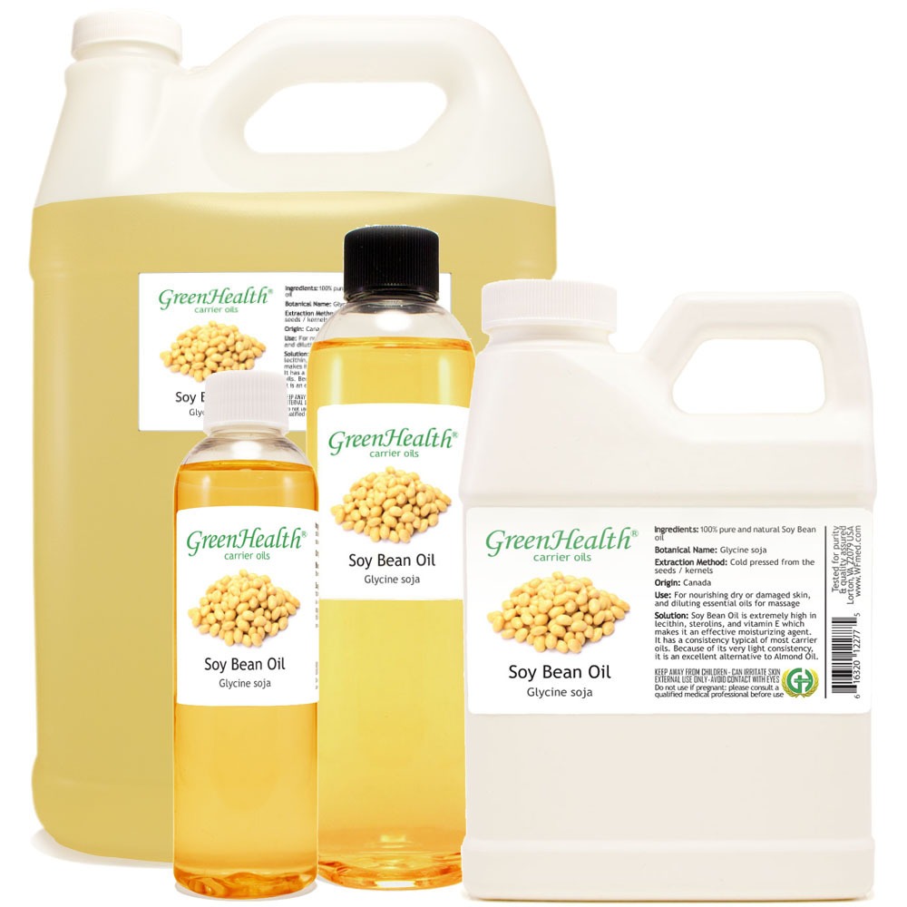 Soy Bean Carrier Oil (100% Pure/Natural) – GreenHealth