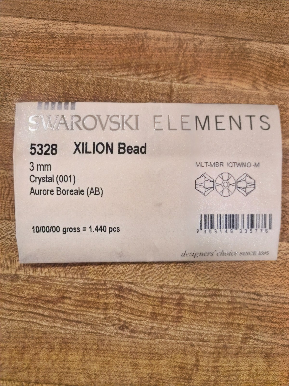 Swarovski 3mm Crystal Bicone 5301/5328 Beads Factory Pack 1440 pcs