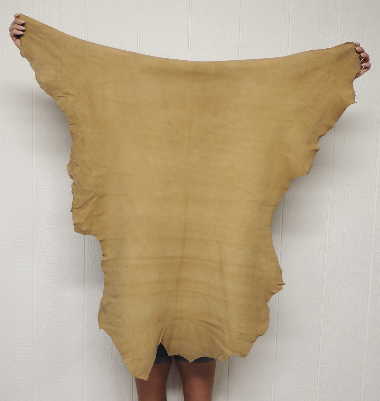 SMOKE BUCKSKIN Leather Hide for Native Crafts Laces Pipe Bags Regalia Pelt Skins