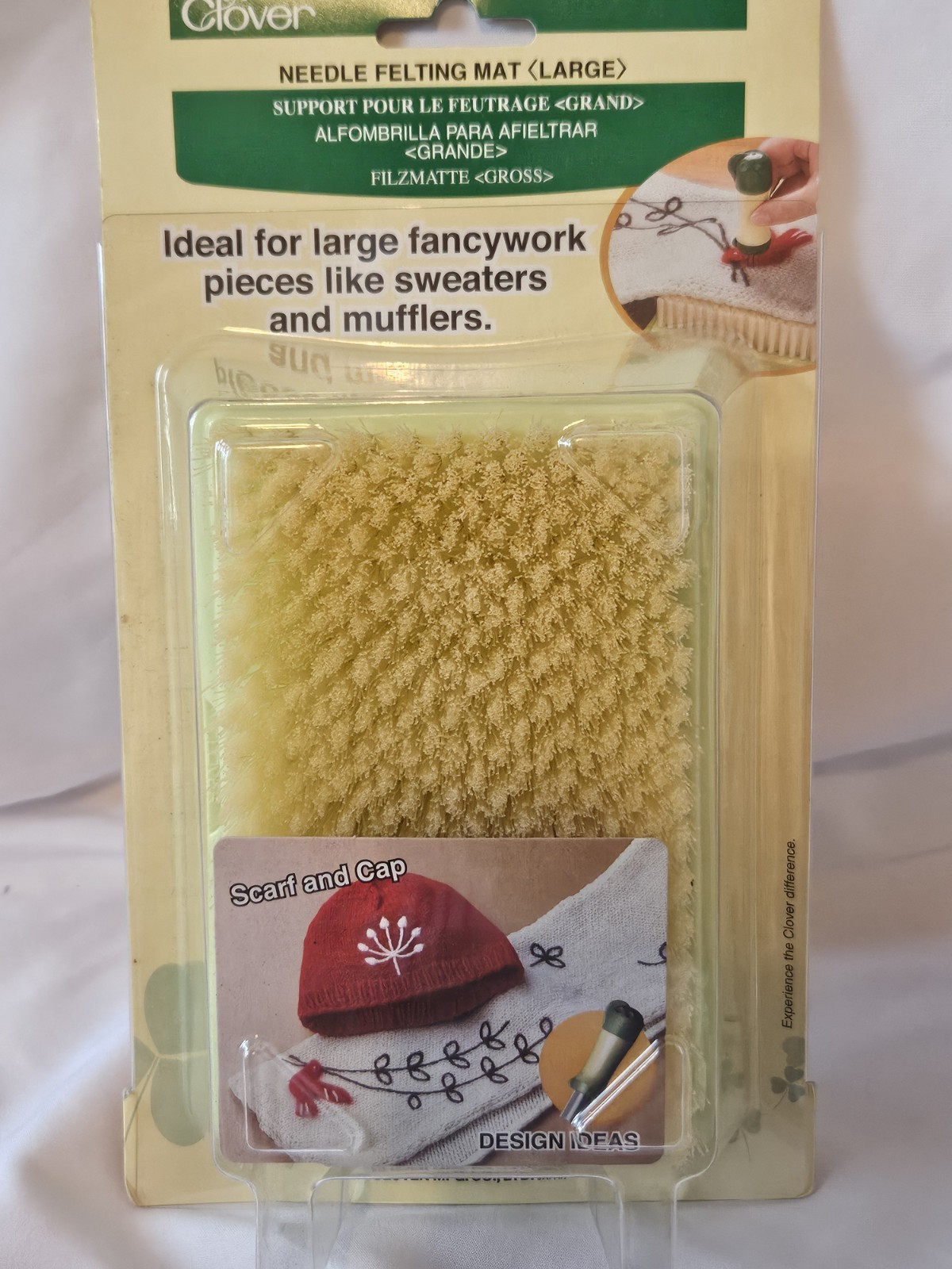 Set Clover Needle Felting Tools 2 Mats Pen Style Tool Claw Cleaner Refills NEW