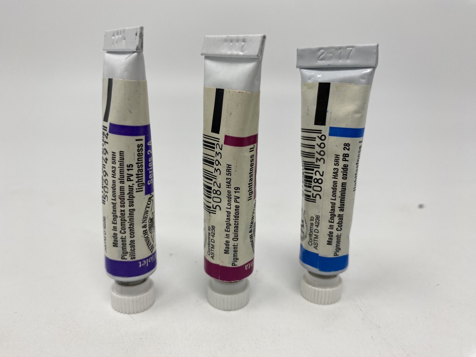 RAINBOW Winsor & Newton Artists’ Water Colour Professional 5ml Paint Tubes (9)
