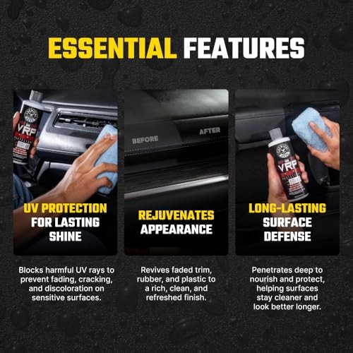 VRP Vinyl, Rubber, and Plastic Dressing – Tire 16 Fl Oz (Pack of 1) Unscented