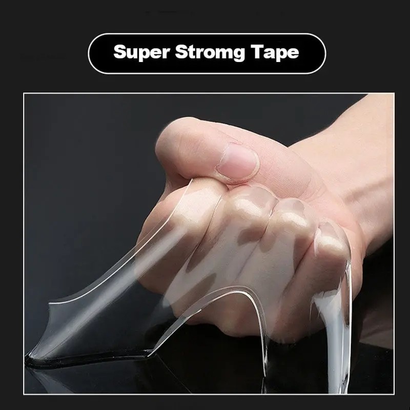 Nano Tape Super Strong Double-Sided Adhesive Tape Transparent Reusable