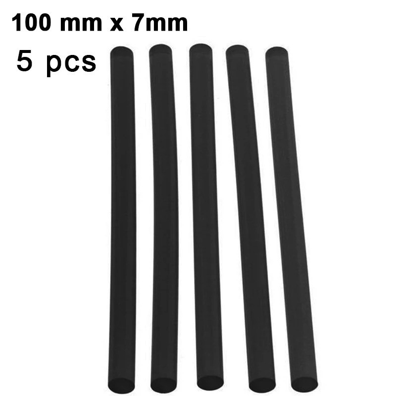 10pcs 7mm Black Hot melt Gun Glue Adhesive Sticks for Glue Gun Repair Tool