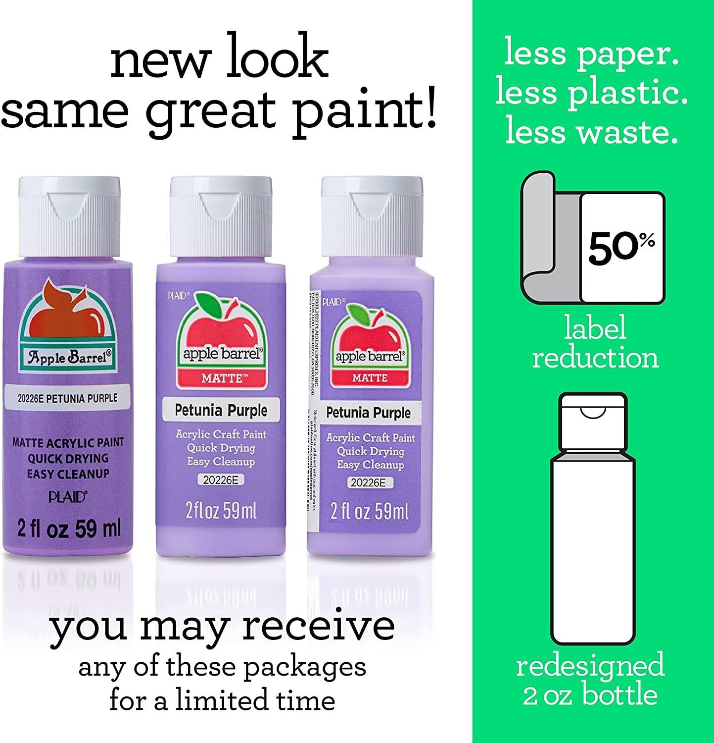 Acrylic Paint in Assorted Colors (2 Ounce), 20503 White