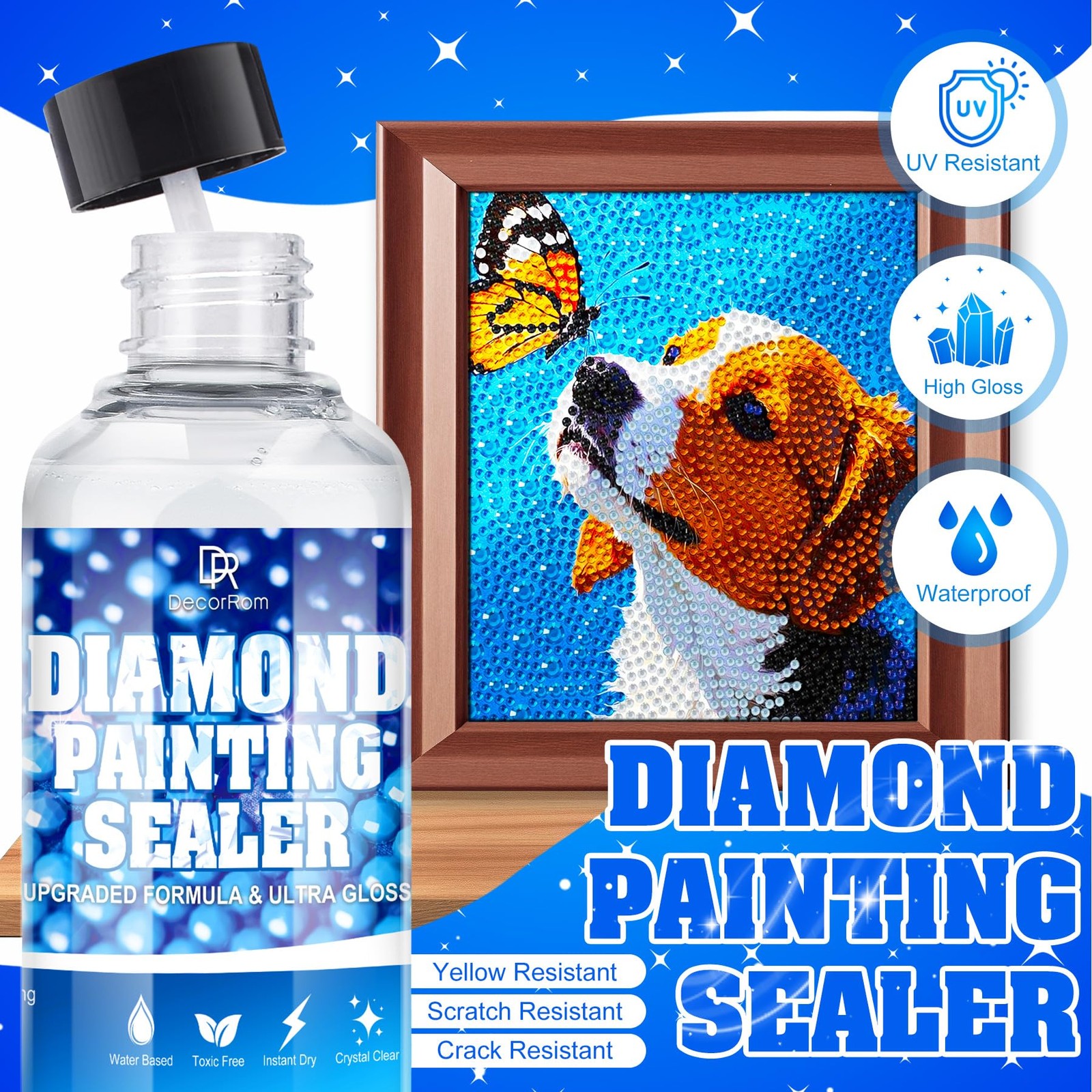 Diamond Painting Sealer – Art 7oz, Permanent Hold Glue White