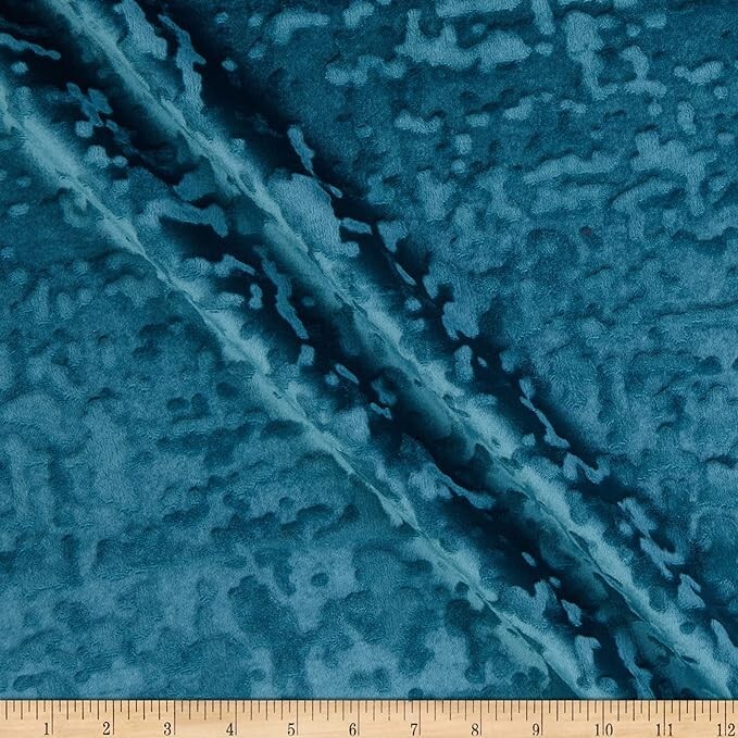 Abstract Crushed Velvet Fabric, 118 Inch. in Width, Ideal for Upholstery Etc.