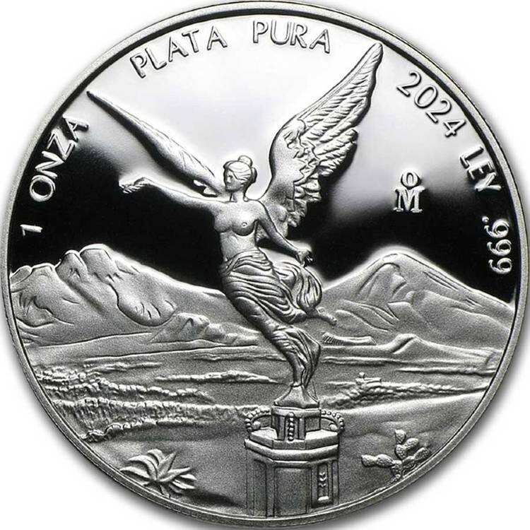 Libertad Mexico 2024 1 o z SiIver Proof C0in in Capsule Mexico