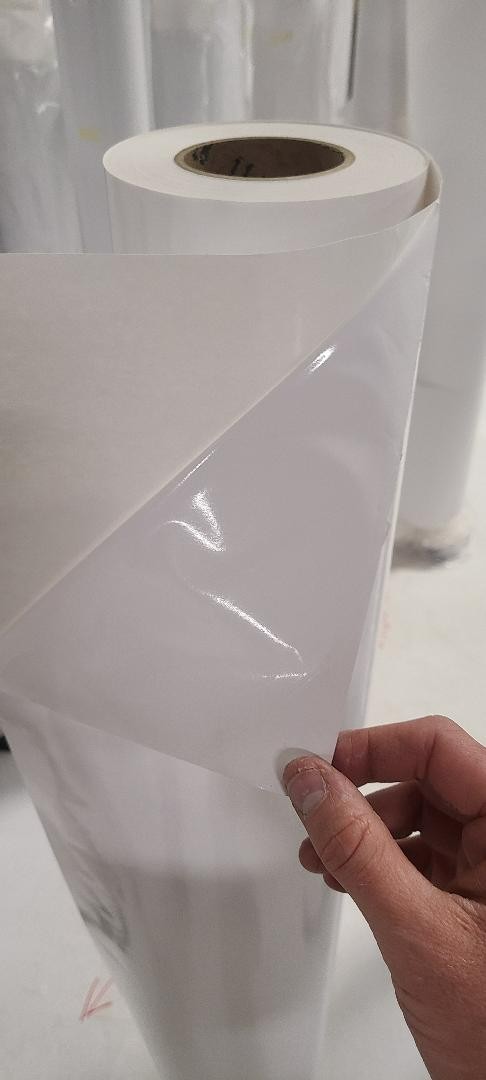 3.4 mil Gloss & Matte White Permanent Self-Adhesive Decal Vinyl Solvent & Latex
