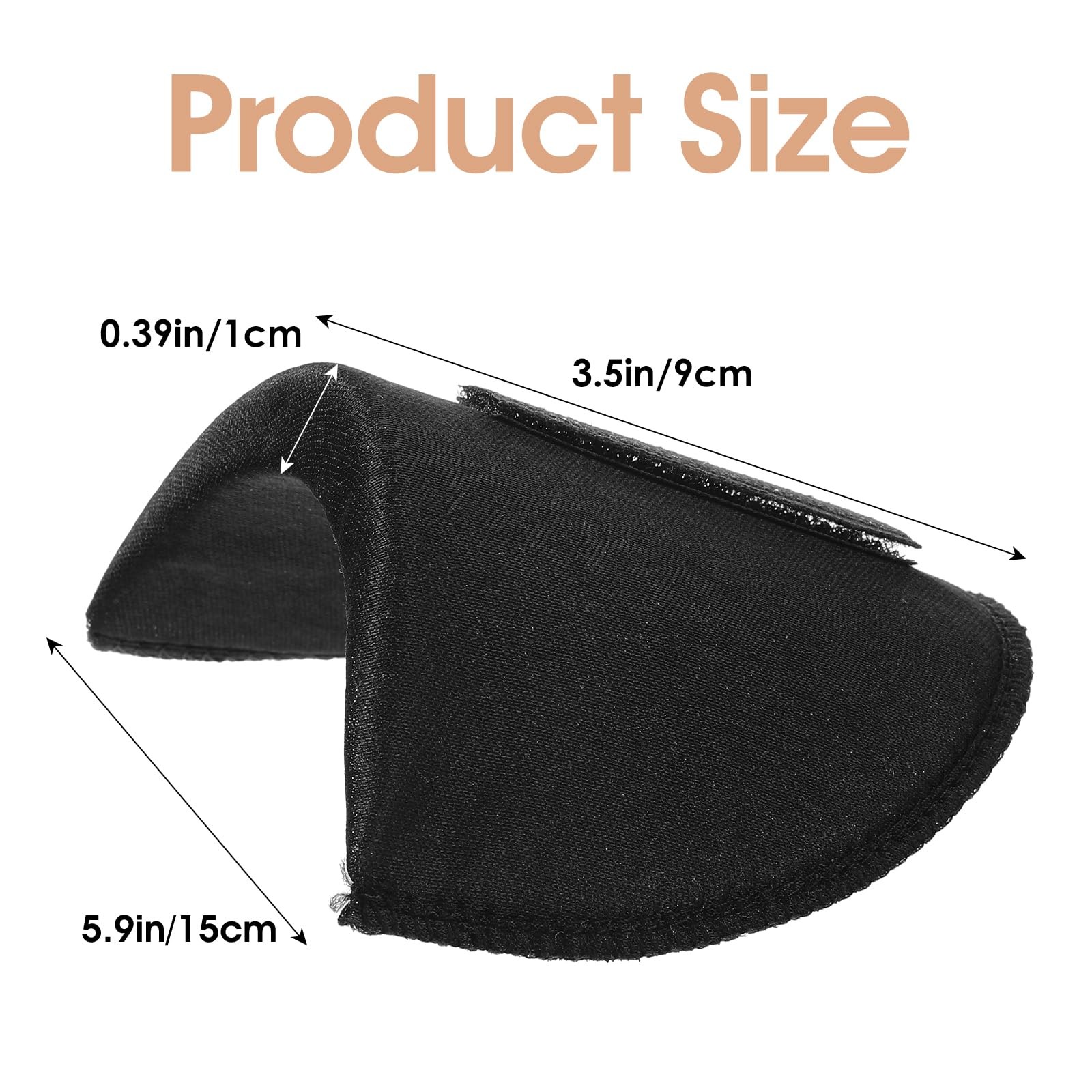 3 Pairs Shoulder Pads for Women Clothes Soft Sponge Anti-Slip Detachable Shou…