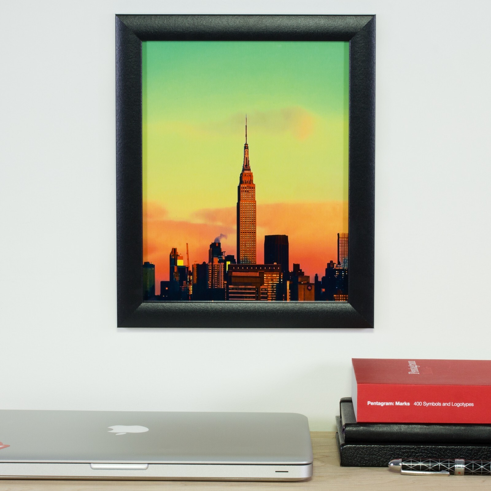 Craig Frames 1″ Contemporary Matte Black Picture Frame, 35 Sizes, Bulk Discounts