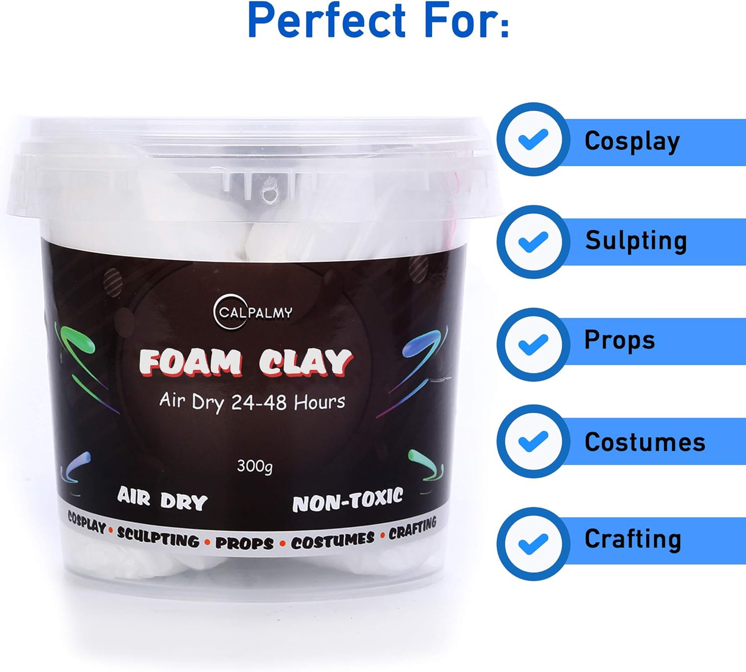 High Density Foam Clay Air Dry Moldable Cosplay Sculpting Craft Material