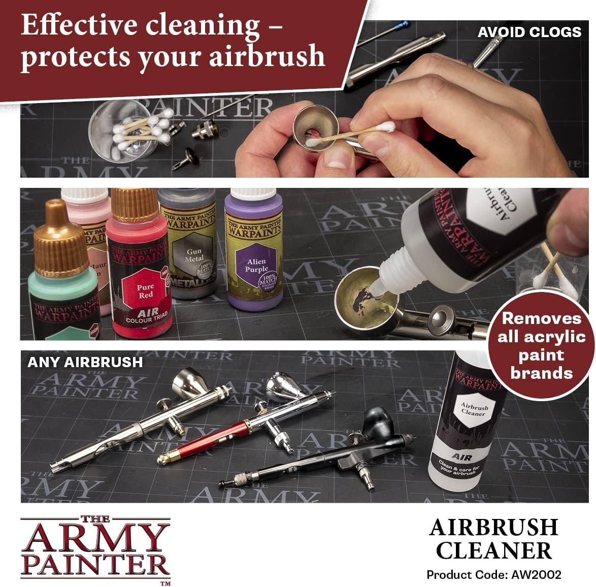 Effective 100ml Cleaner for Acrylic Paints – Perfect for Miniature Restoration