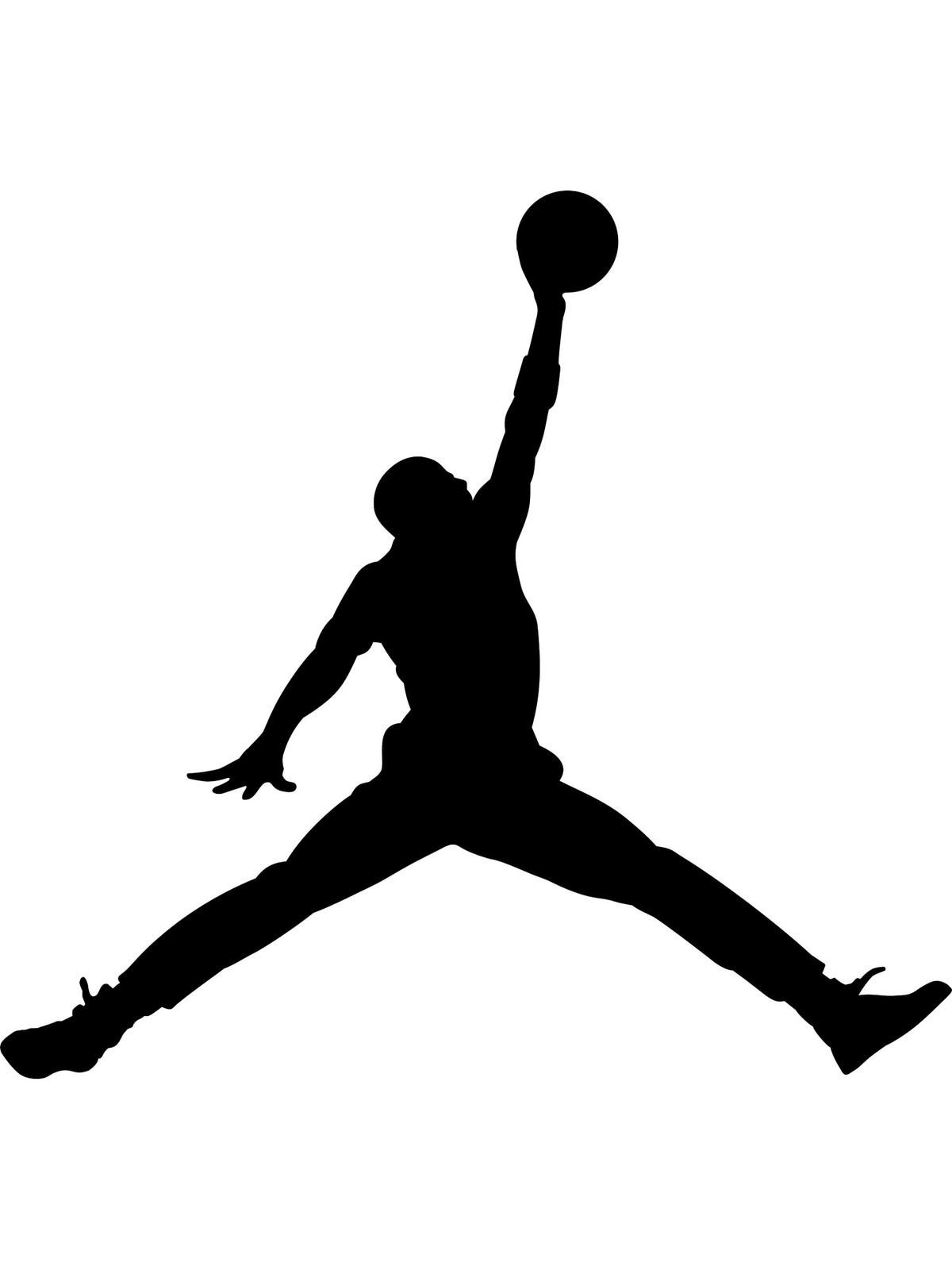 Michael Jordan Stencil Template Reusable Wall Art, DIY Crafts, Fabric Painting