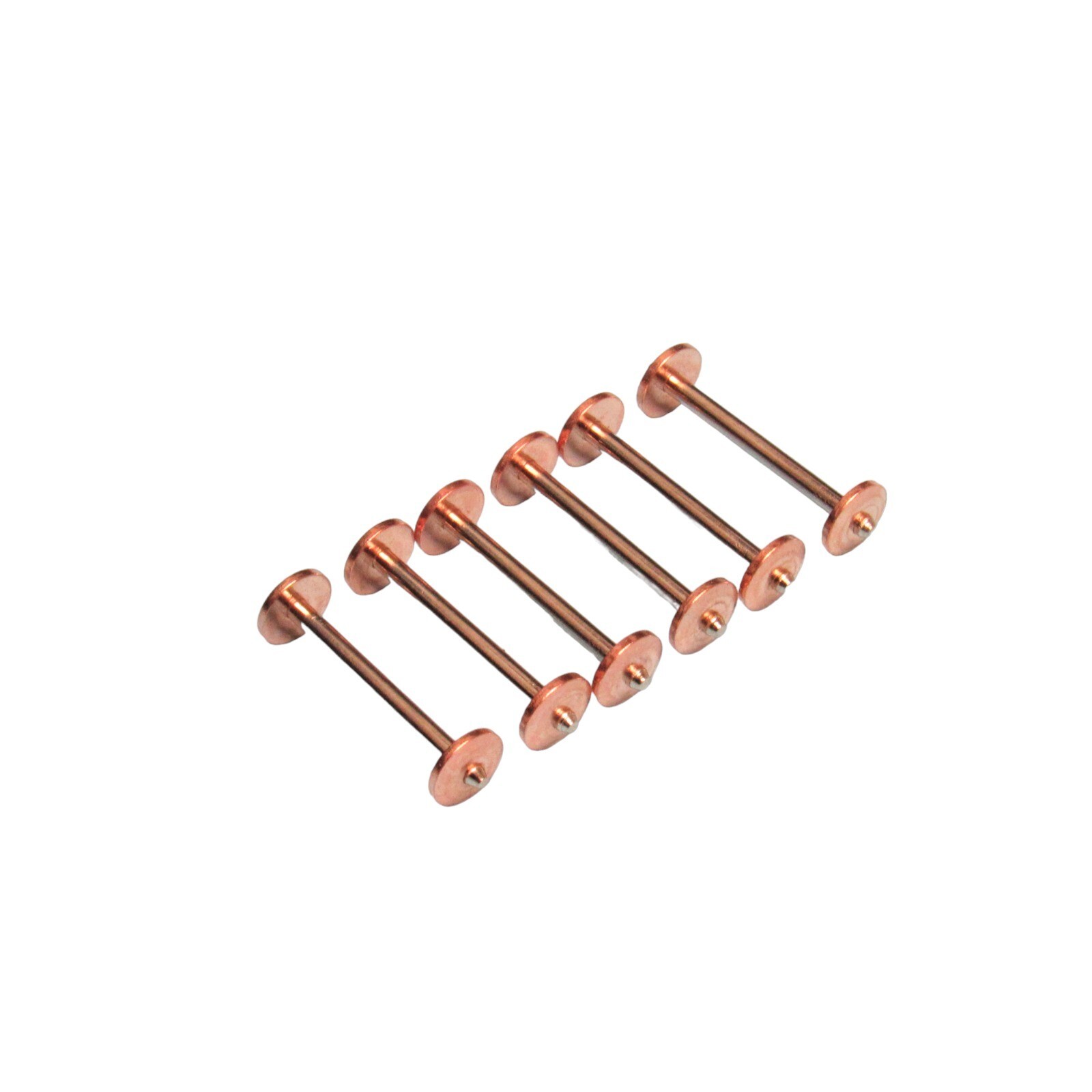 (6 pack) Long Bobbins Fits Singer Models 27, 127, 28, 128