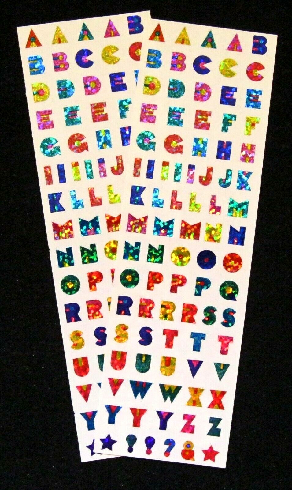 Mrs Grossman Alphabet Variety Sticker Sheets *Your Choice* See Description