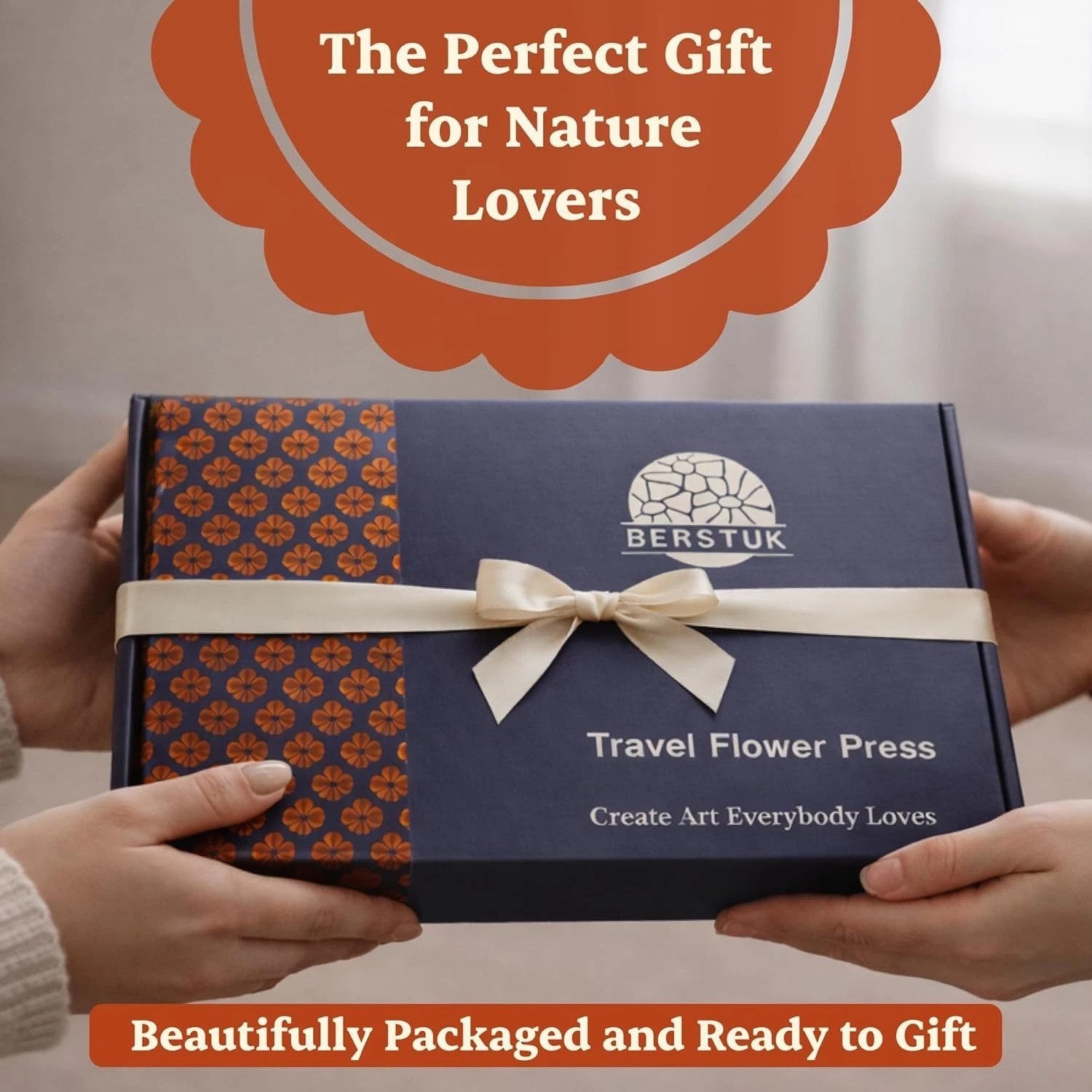 Elegant Wooden Flower Press Kit for Adults & Teens – Video Tutorials Included