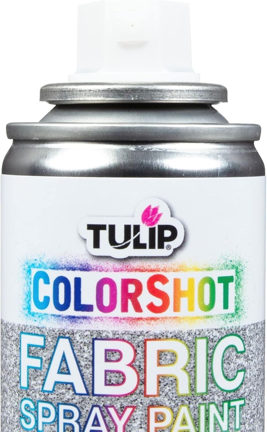 Transform Fabrics with ColorShot 3oz Silver Shimmer Spray – Washable & Drip-Free