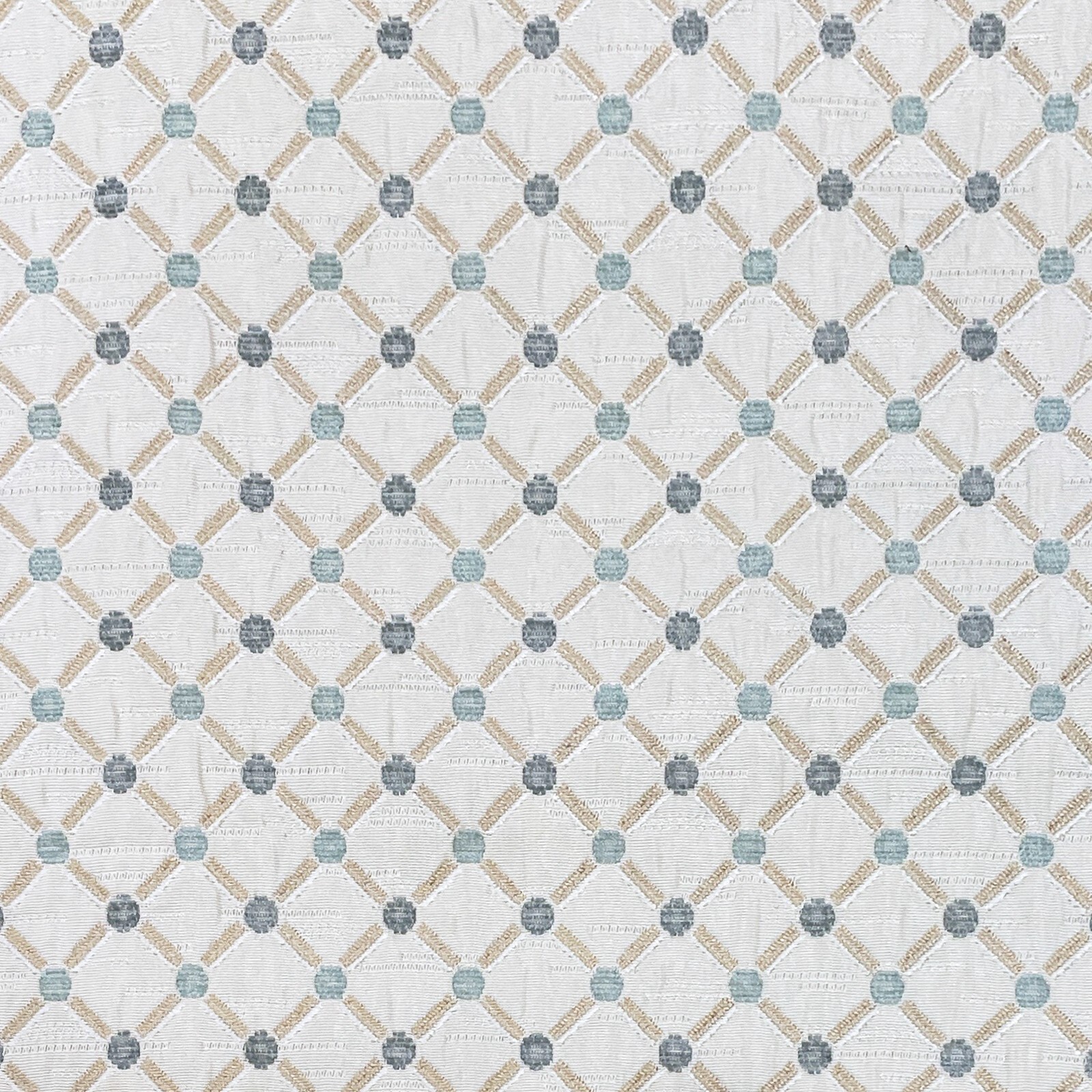 7 COLORS / Geometric Diamond Chenille Jacquard Fabric