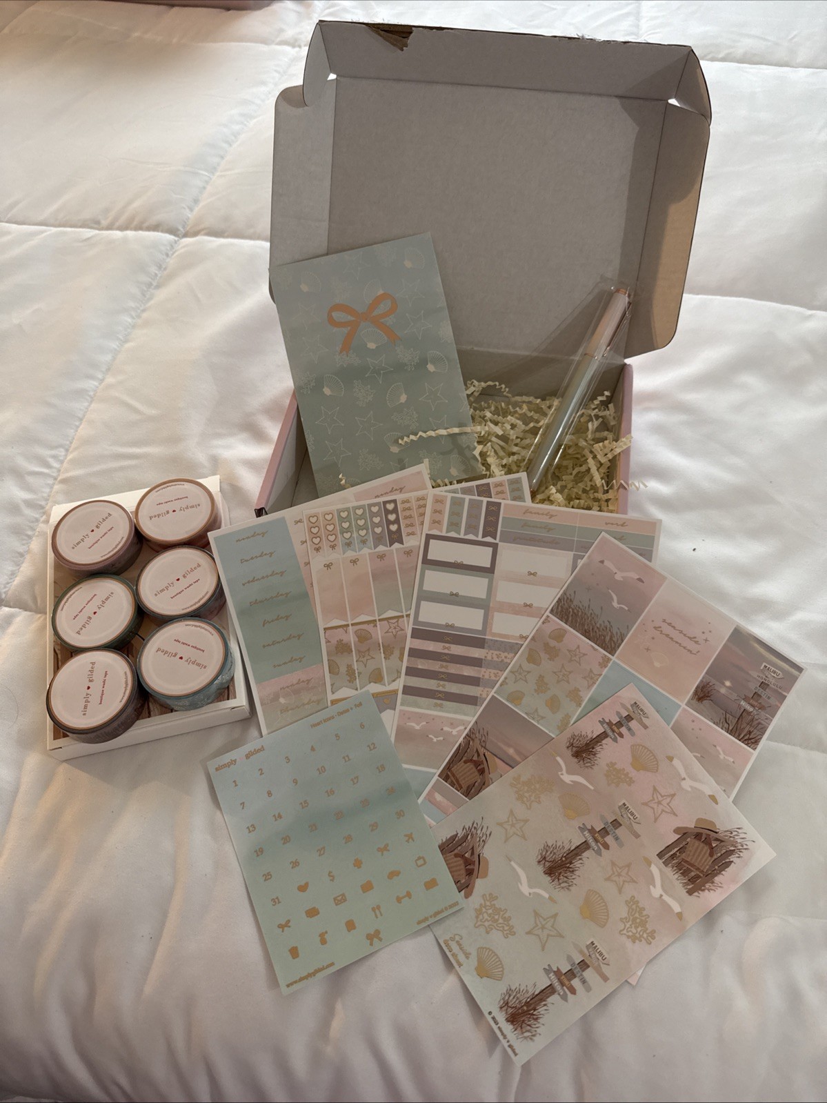Simply Gilded Seaside Sub Box -May 2023 Brand New Complete Set