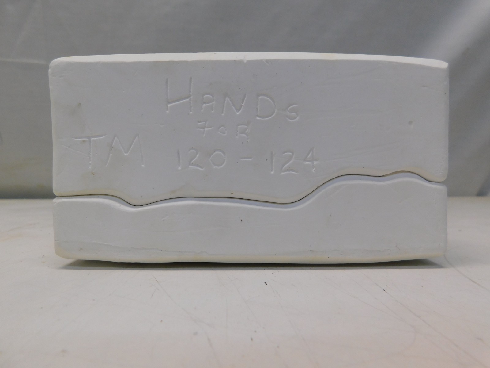 Vintage Unbranded “Baby Doll Hands” 2 Piece Ceramic Slip Casting Mold #272