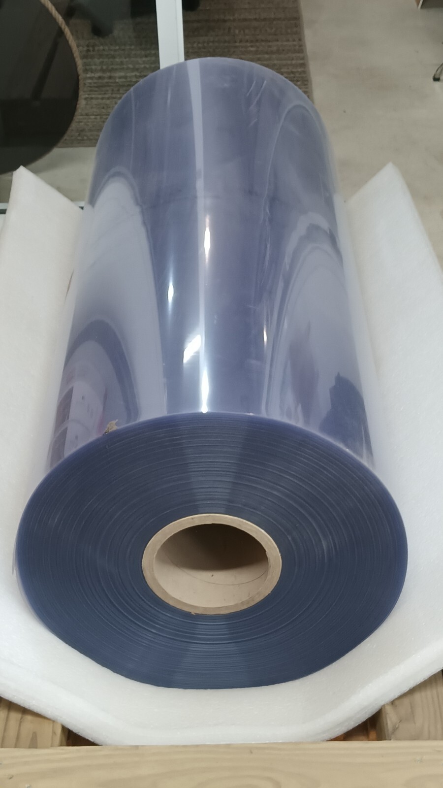 Clear Polycarbonate Roll for Face Shields Plastic Large 48.5 wide 750 feet long