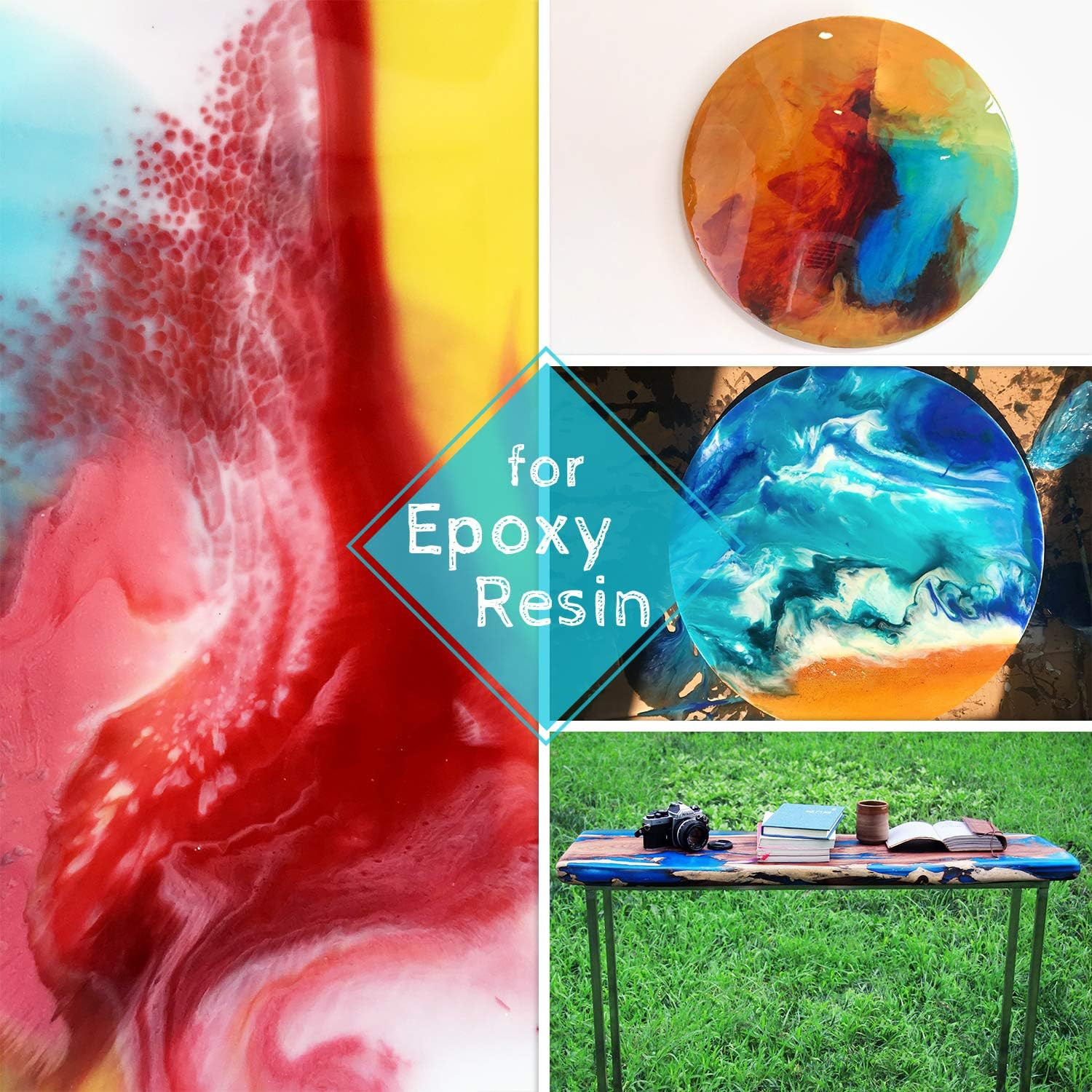 Epoxy Resin Color Pigment – Huge 100G/3.5 Ounces Metallic Mica Powder for Epoxy