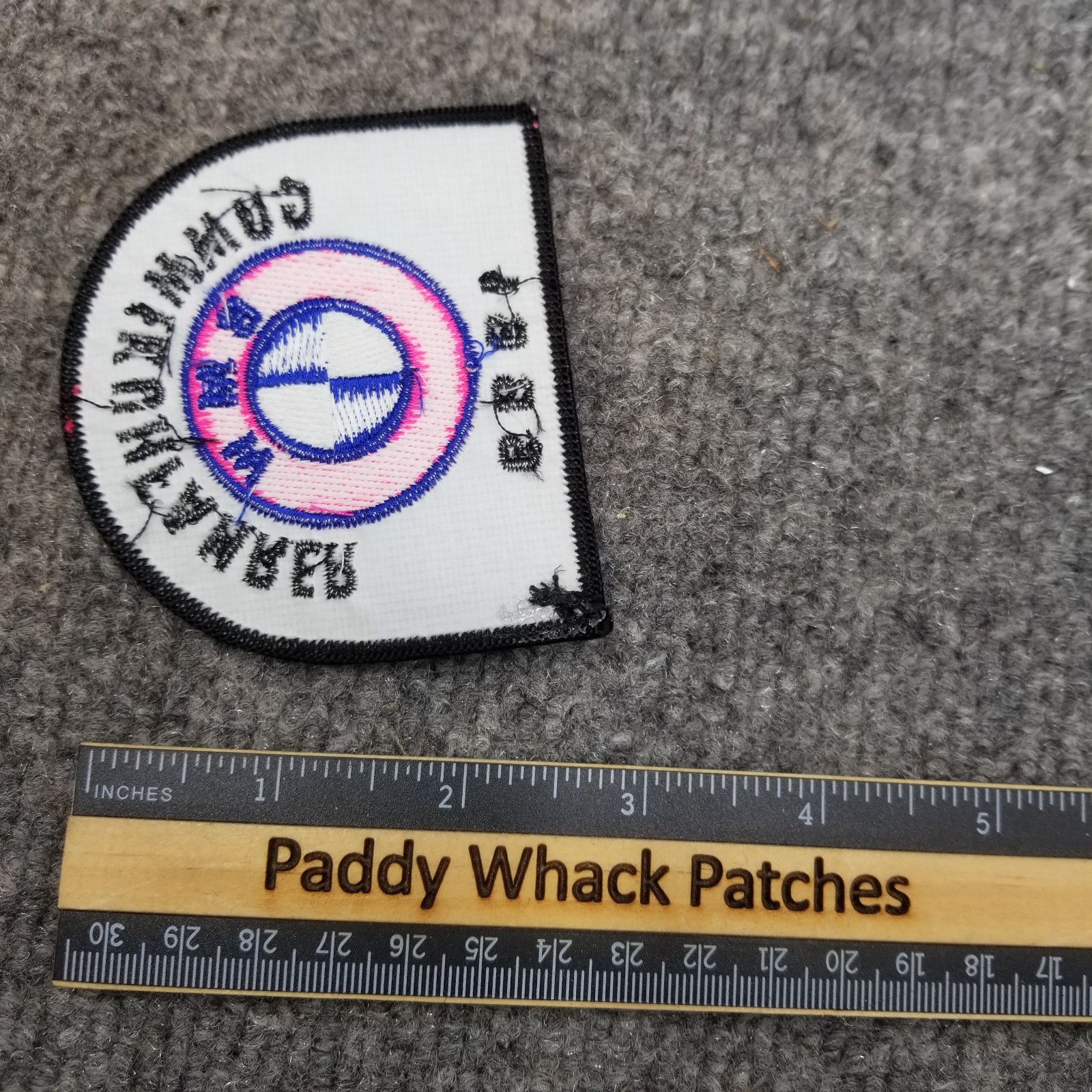 Vintage Car Auto 1999 Bmw Patch Gummikuhfahrer