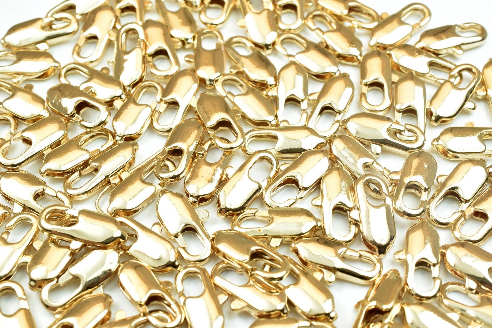 Gold Filled EP Lobster Claw Clasp,18 Kt/14 Kt For Jewelry different sizes