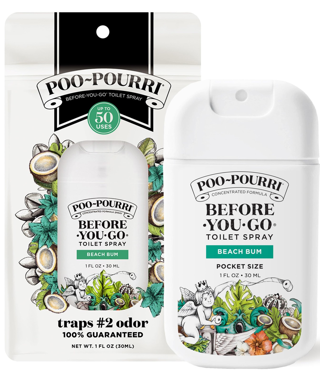 Poo-Pourri Before-You-Go Pocket Toilet 1 Fl Oz (Pack of 1), does not apply