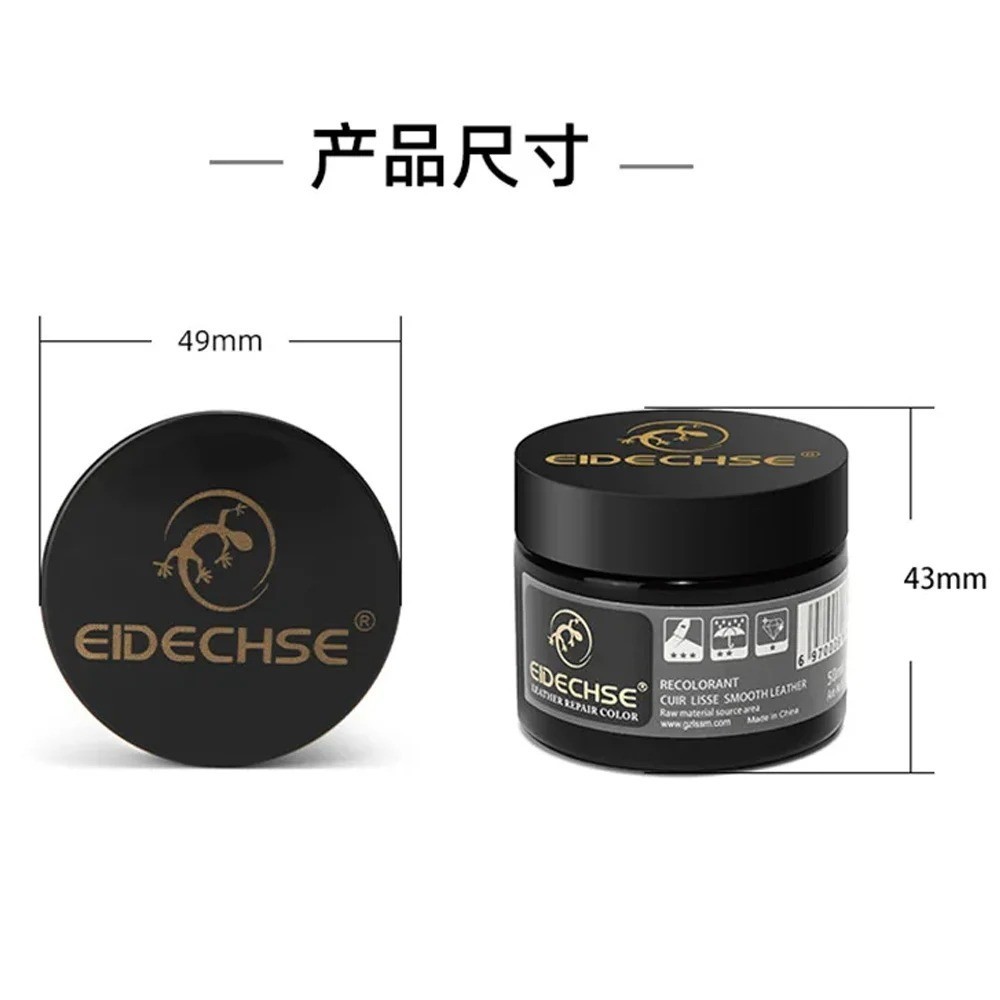 Leather Repair Kit Liquid Leather Recoloring Balm for Car Seat Sofa Shoes