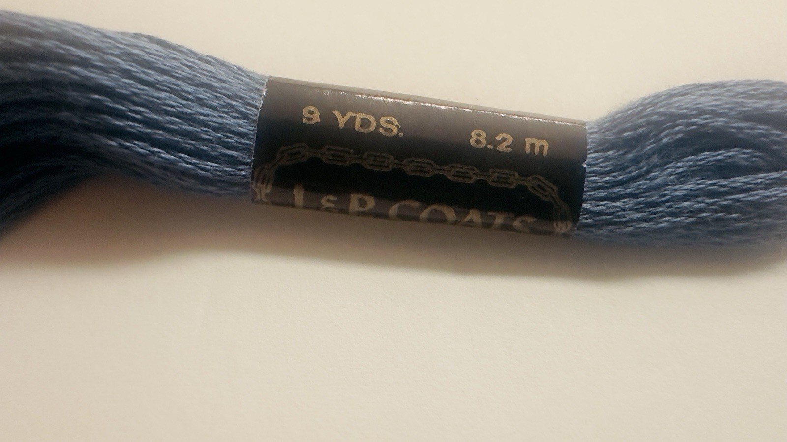 Vintage J&P COATS EMBROIDERY Floss 100% Cotton #272 Dark Blue 6 Strand Floss