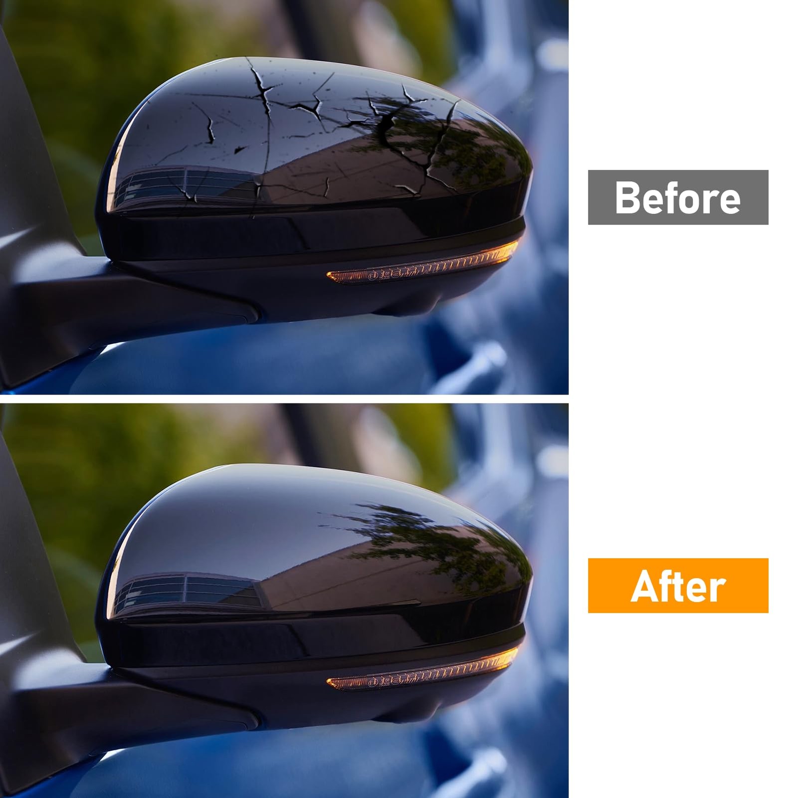 Compatible with Nissan Sentra 2020 2021 2022 2023 2024 Side Mirror Left Black