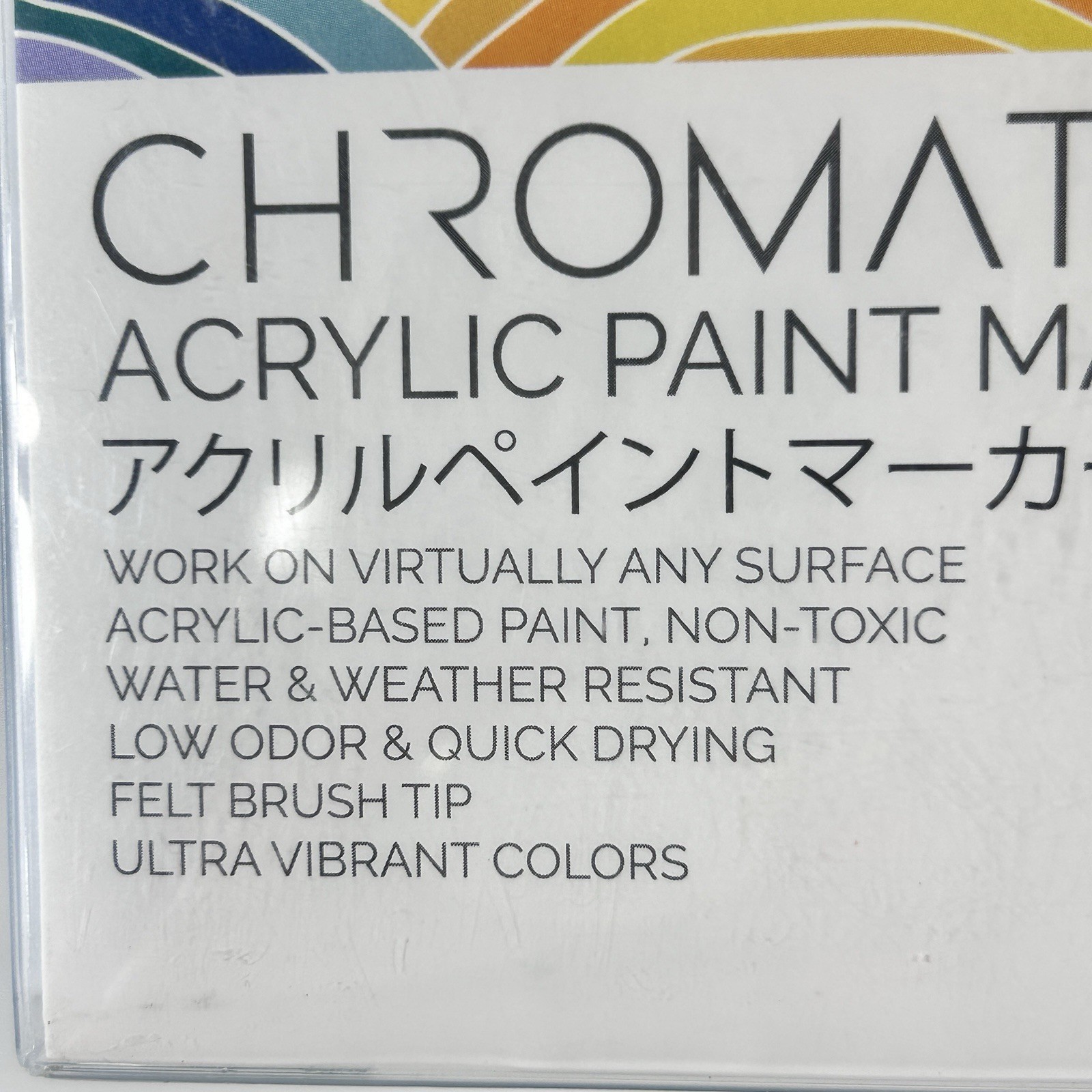 48 pc Set of CHROMATEK Acrylic Paint Pens for Rock, Glass, Wood, Plastic, Fabric
