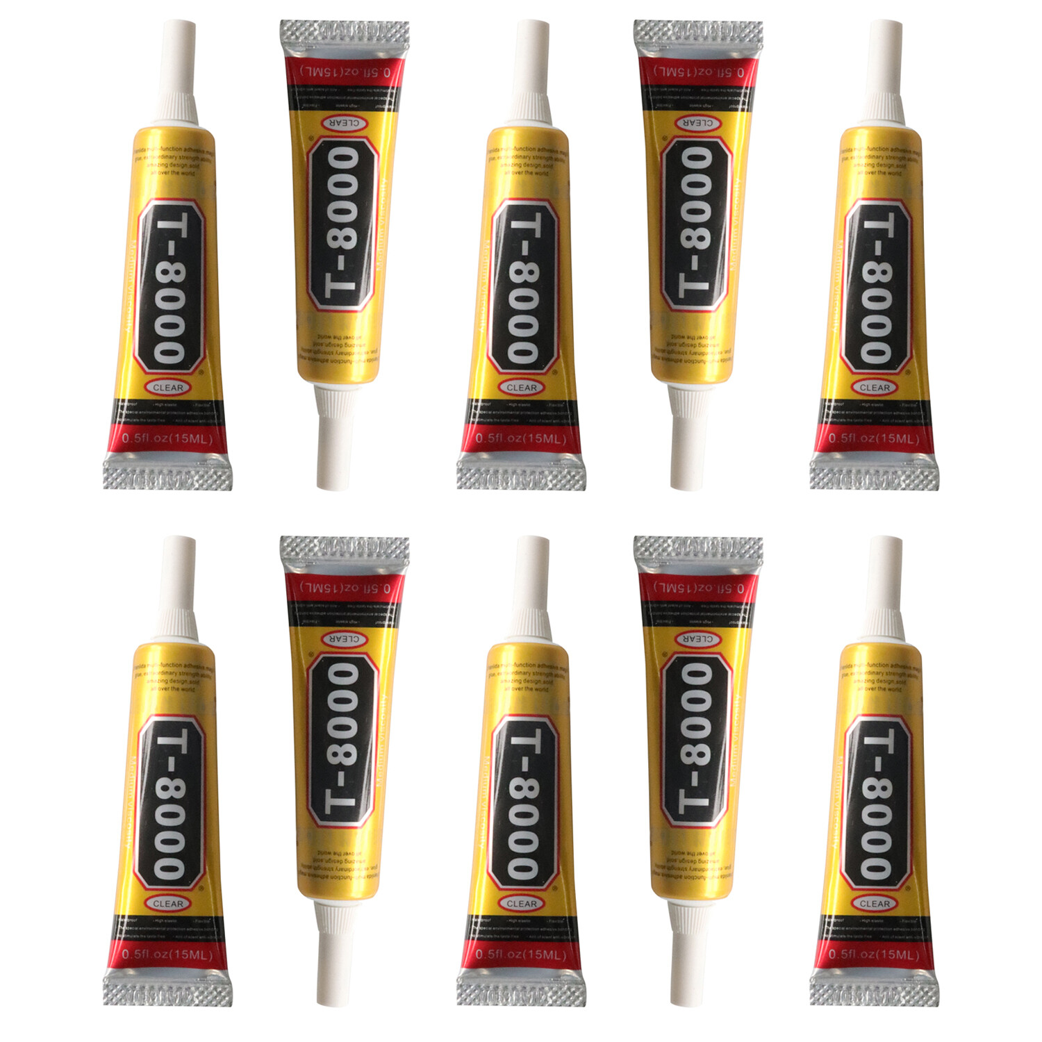 15/50/110ml T8000 Glue Needle Point Drill Phone Screen Repair Glass Jewelry Glue