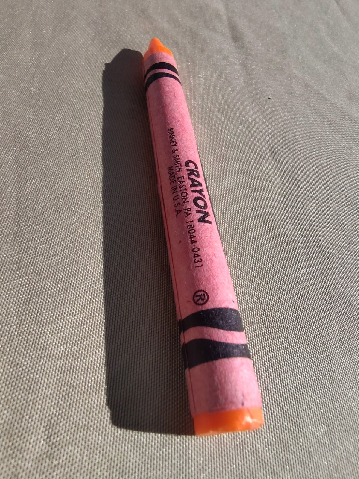 New Neon Carrot Crayola Crayon Bunny And Smith Retired Color- 1990s Rare