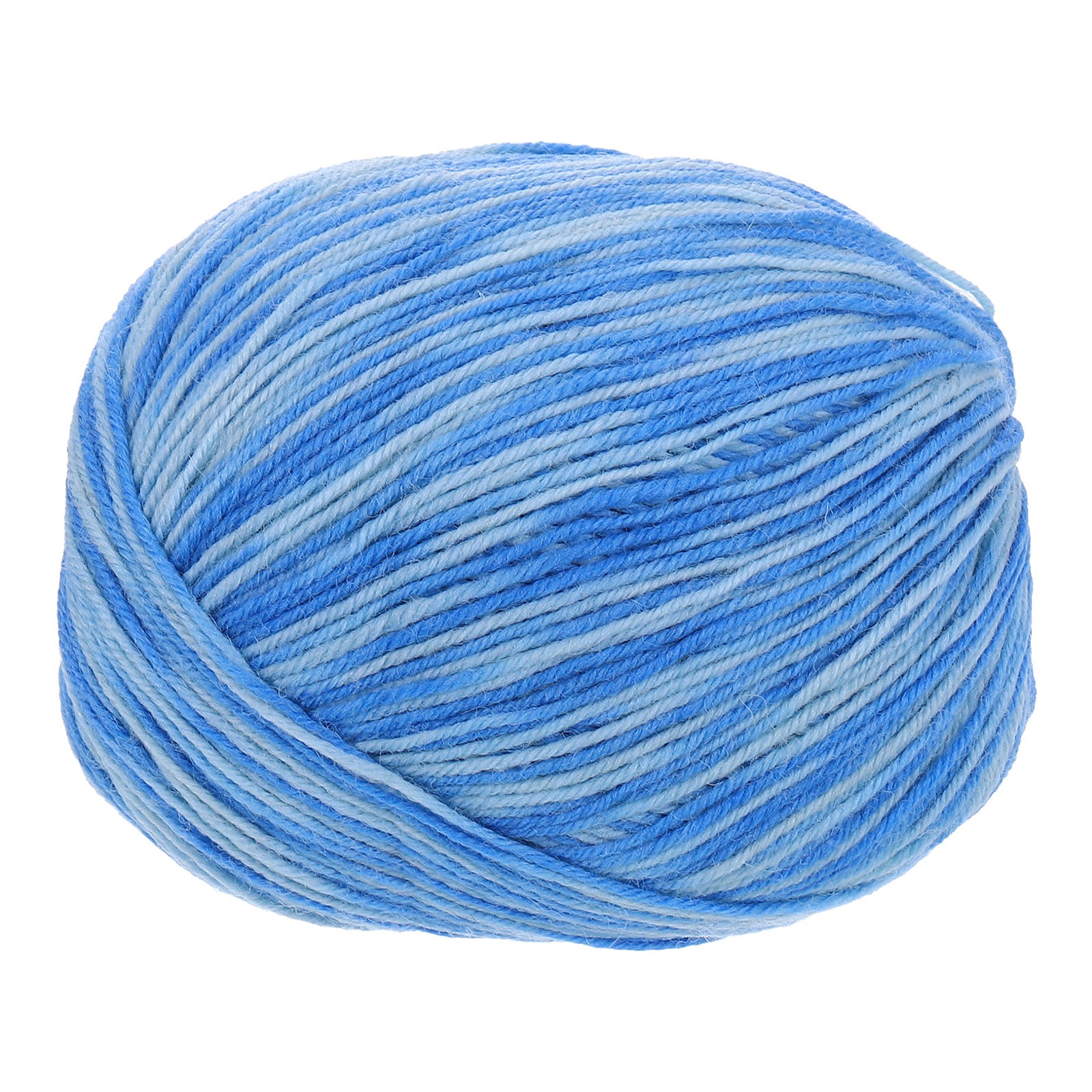 4-Ply 100% Wool Yarn 3.52 OZ, 306 Yds(Blue Gradient, 1 Ball)