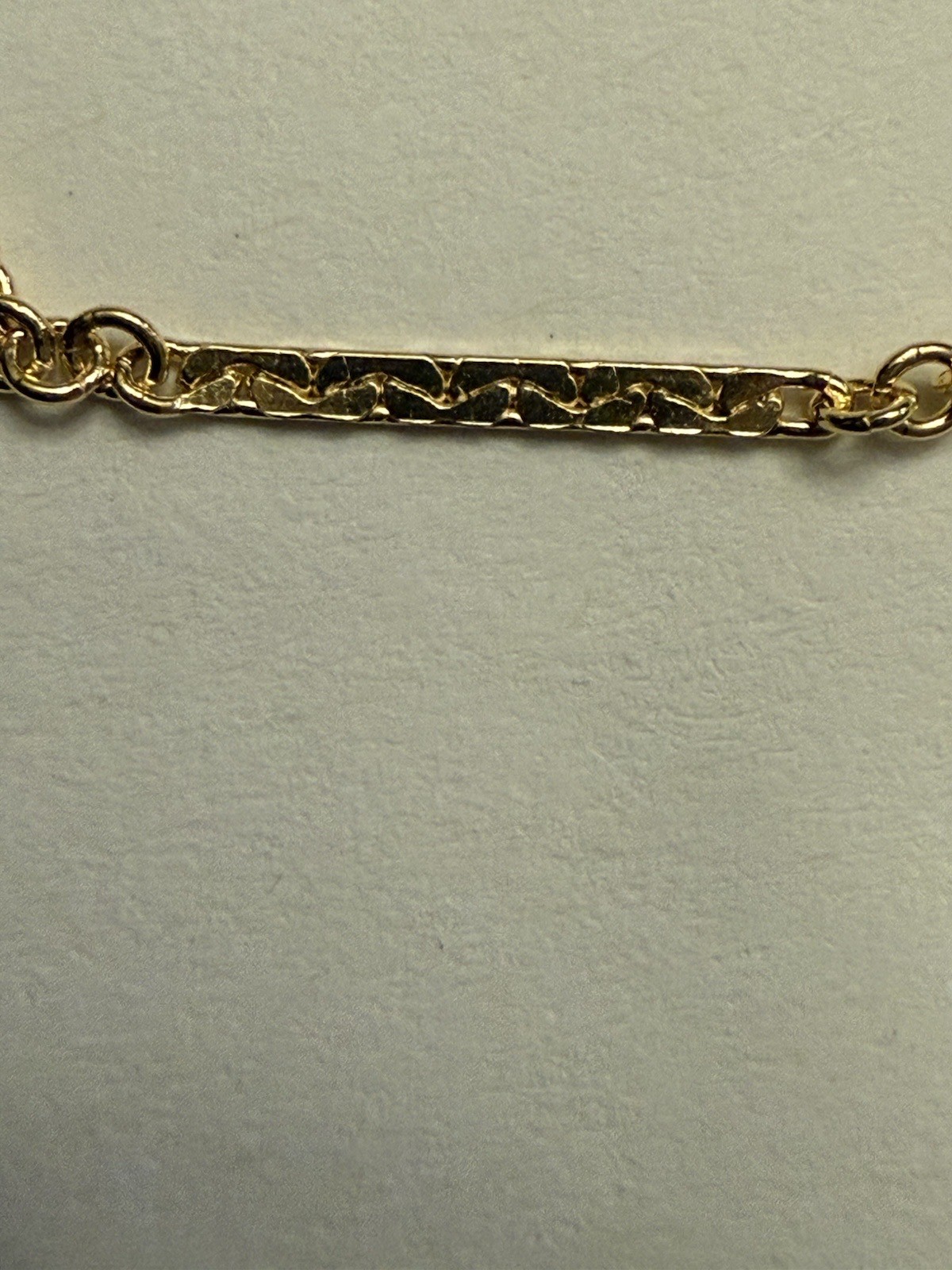 14kt gold filled Bar chain flat bar and link cable chain shiny 1.4mm 5ft