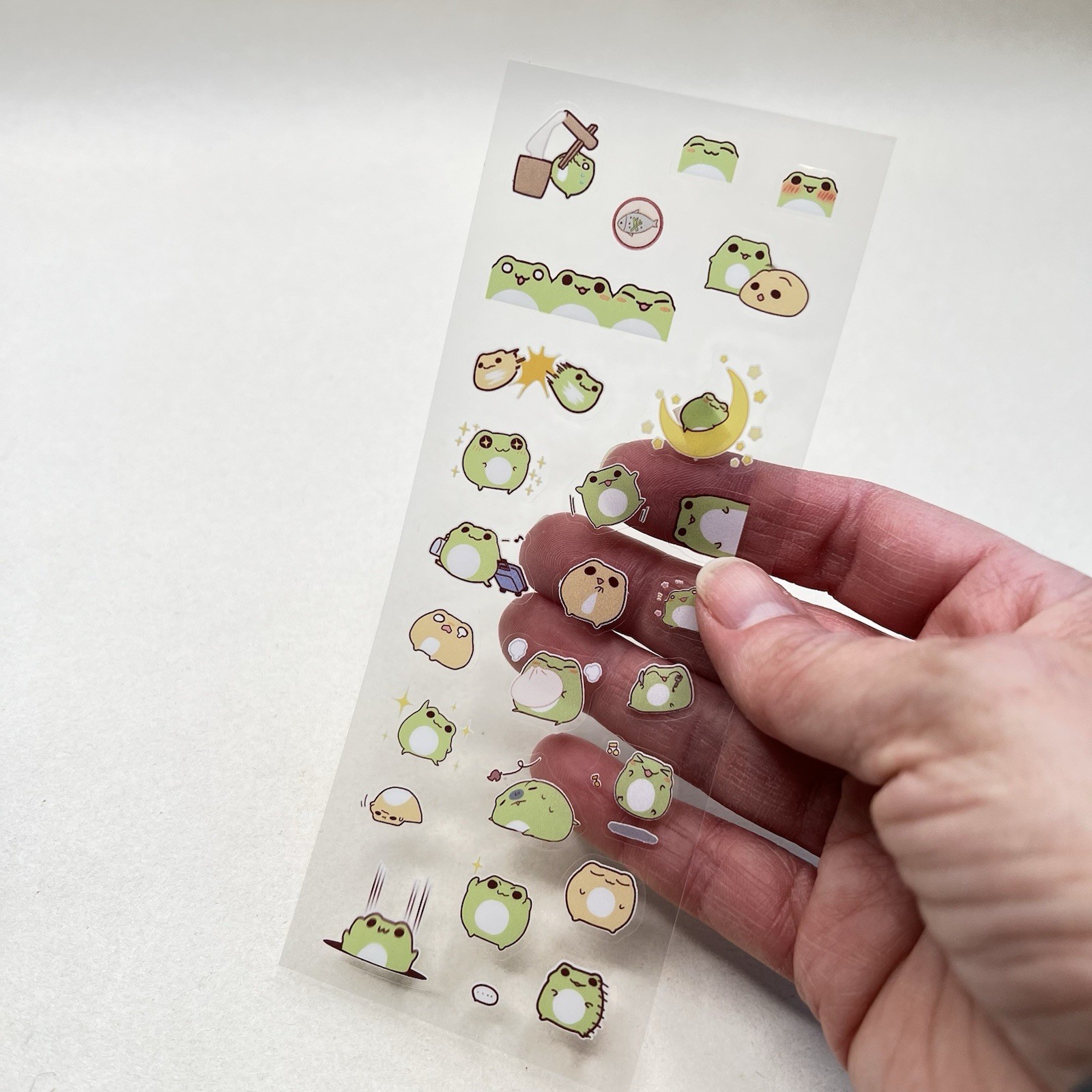 Adorable Frog Stickers 10 Sheets Junk Journal Collage Scrapbooking Cards