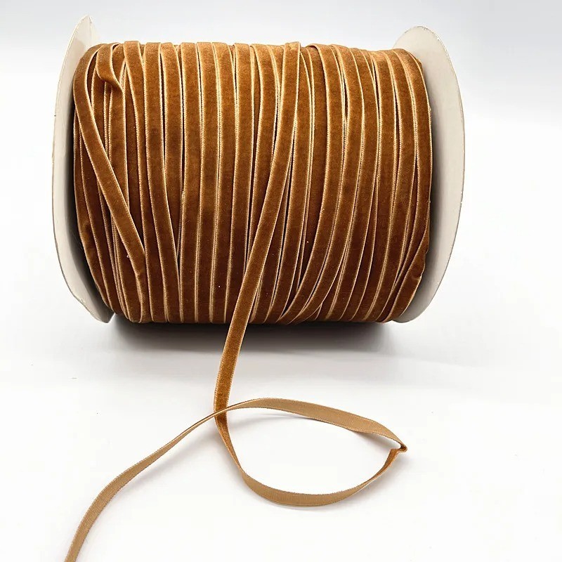 velvet ribbon 5yards 6mm assorted colors