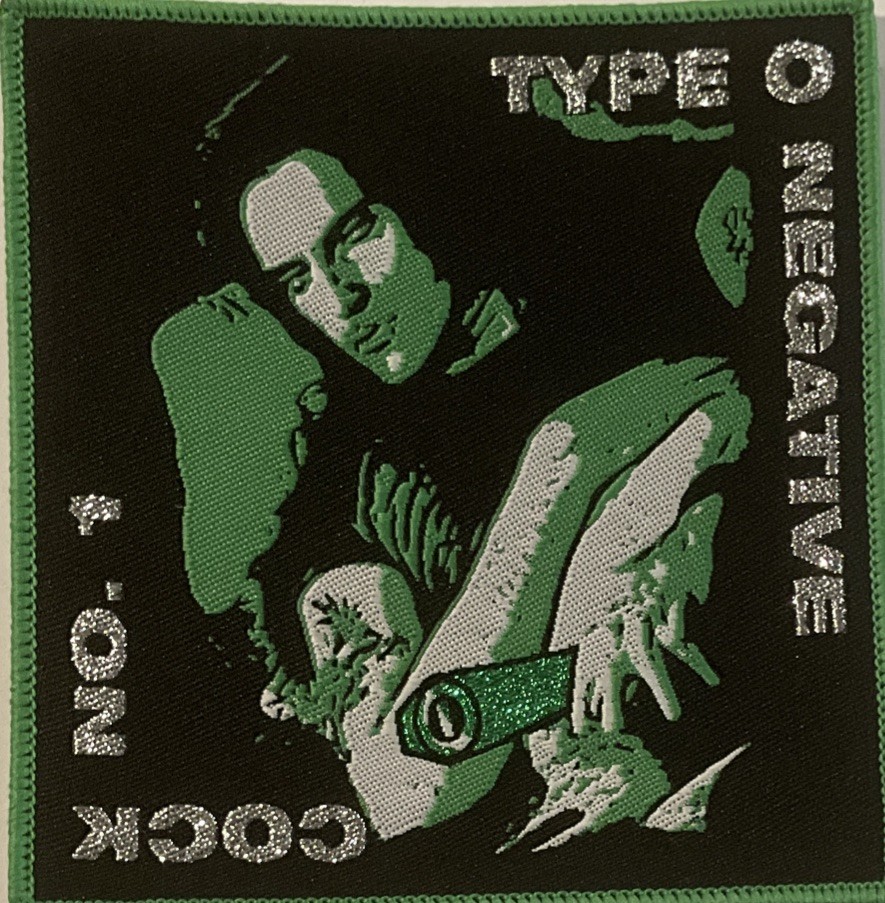 Type O Negative – Cock No. 1 4″ x 4″ Woven Patch [Peter Steele / Gothic Metal]