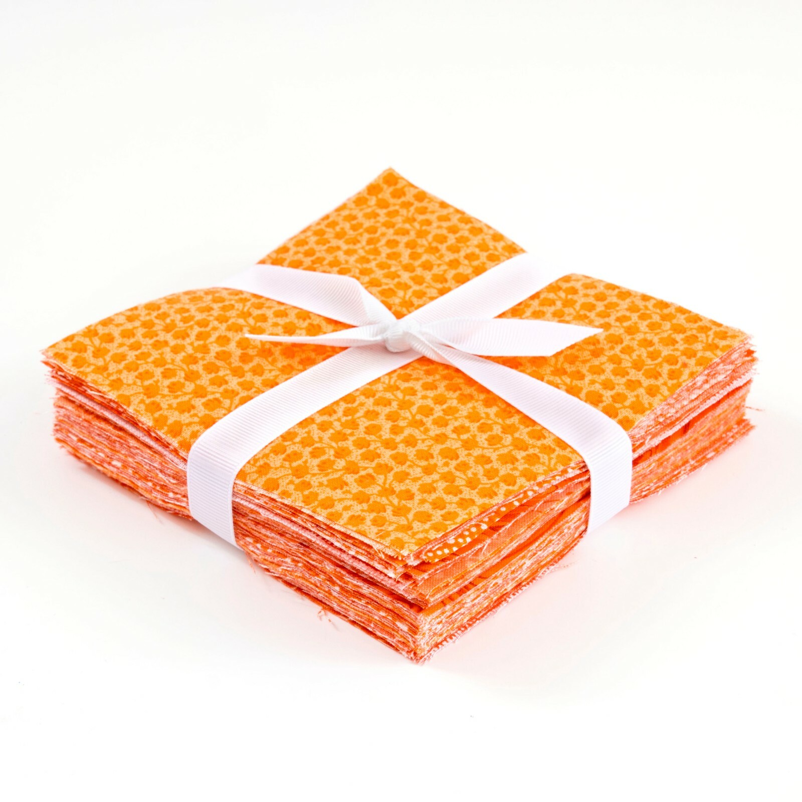 It’s All Orange 90-pc pre-cut charm pack 5″ squares 100% cotton fabric quilt