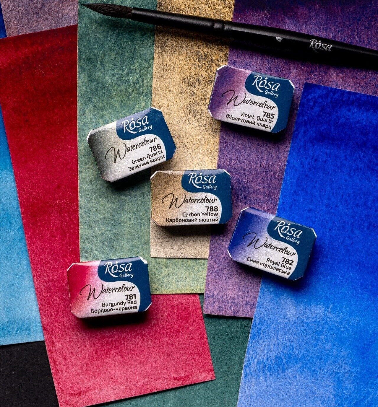 NEW 2025 Rosa Gallery Watercolour Paint Pans 2.5 ml, Professional watercolor